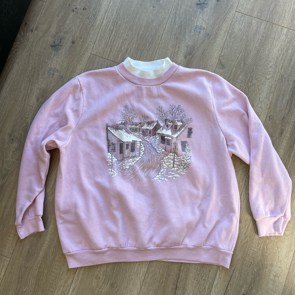 Pink Vintage Crewneck